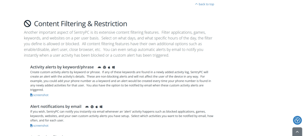 Content Filtering & Access Control