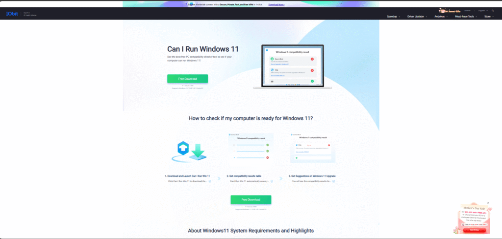 Compatibility and System Requirements
IObit